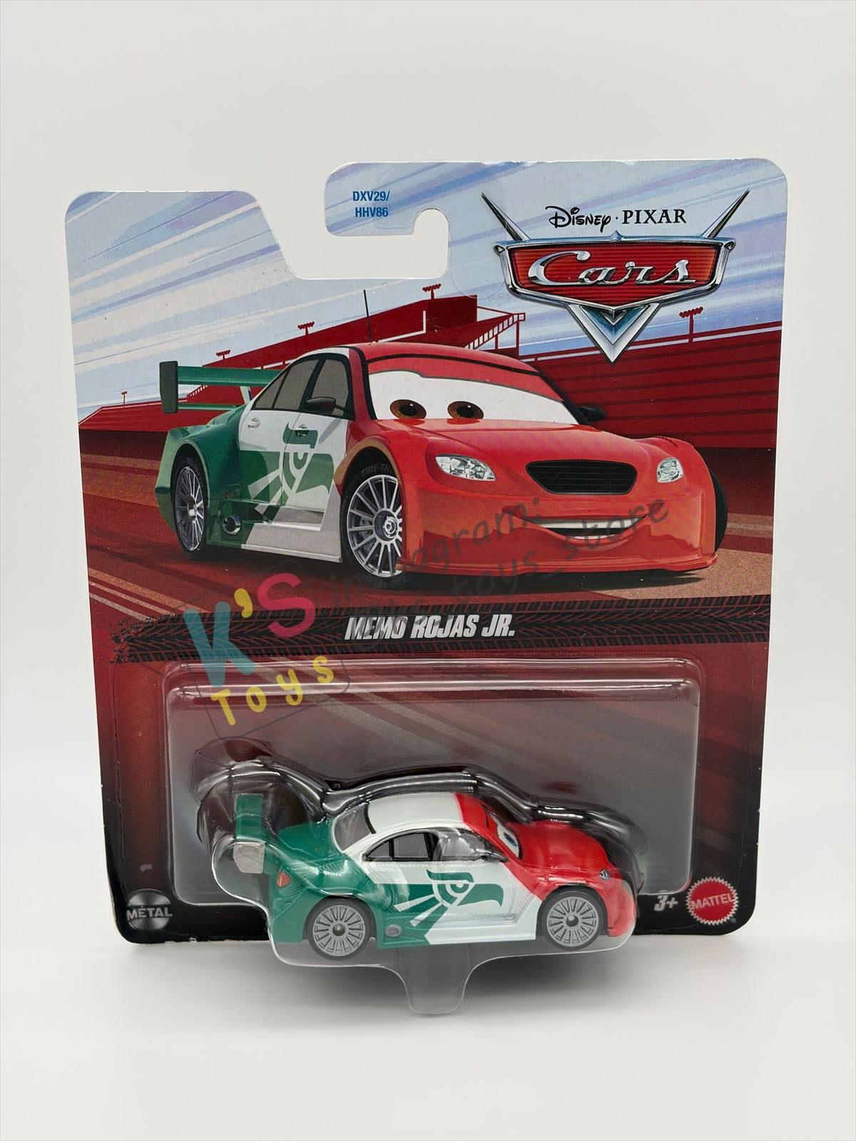 DISNEY PIXAR CARS BY MATTEL 1:55, "MEMO ROJAS" - 2026 RE-RELEASED - BNIP