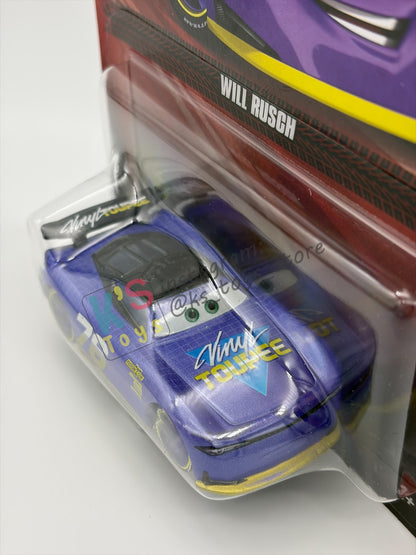 DISNEY PIXAR CARS BY MATTEL 1:55, "WILL RUSCH VARIANT'" - 2026 RE-RELEASED - BNIP
