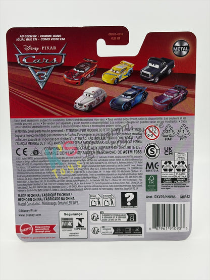 DISNEY PIXAR CARS BY MATTEL 1:55, "WILL RUSCH VARIANT'" - 2026 RE-RELEASED - BNIP