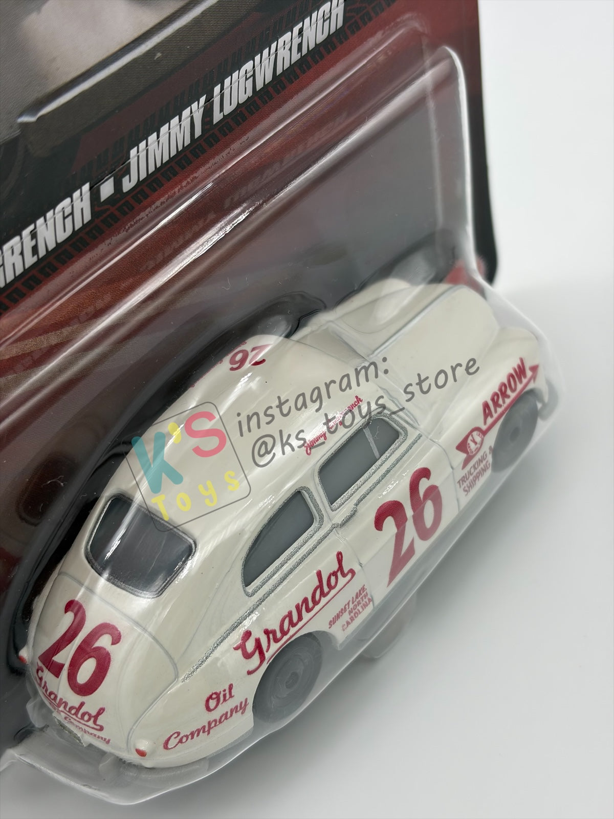 DISNEY PIXAR CARS BY MATTEL 1:55, "JIMMY LUGWRENCH'" - 2026 RE-RELEASED - BNIP
