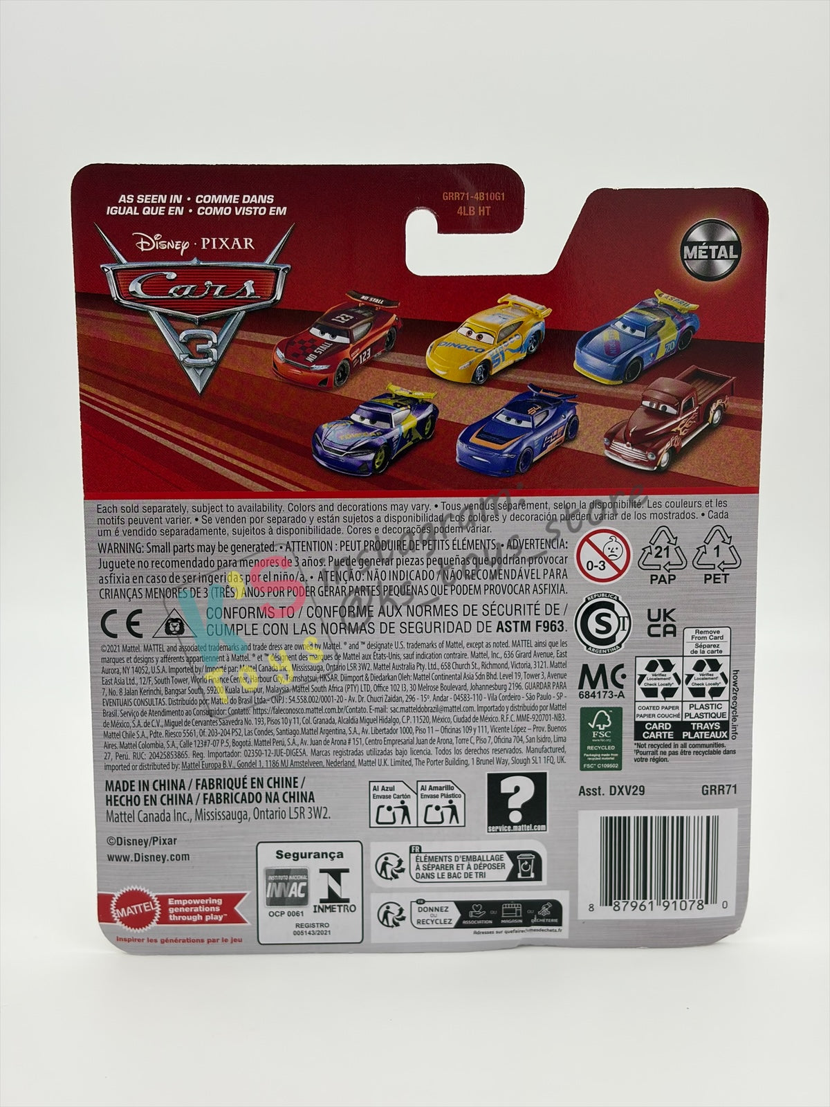 DISNEY PIXAR CARS BY MATTEL 1:55, "JIMMY LUGWRENCH'" - 2026 RE-RELEASED - BNIP