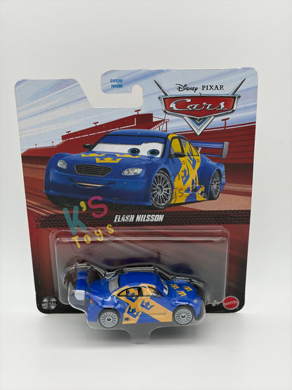 DISNEY PIXAR CARS BY MATTEL 1:55, "FLASH NILSSON" - 2026 RE-RELEASED - BNIP