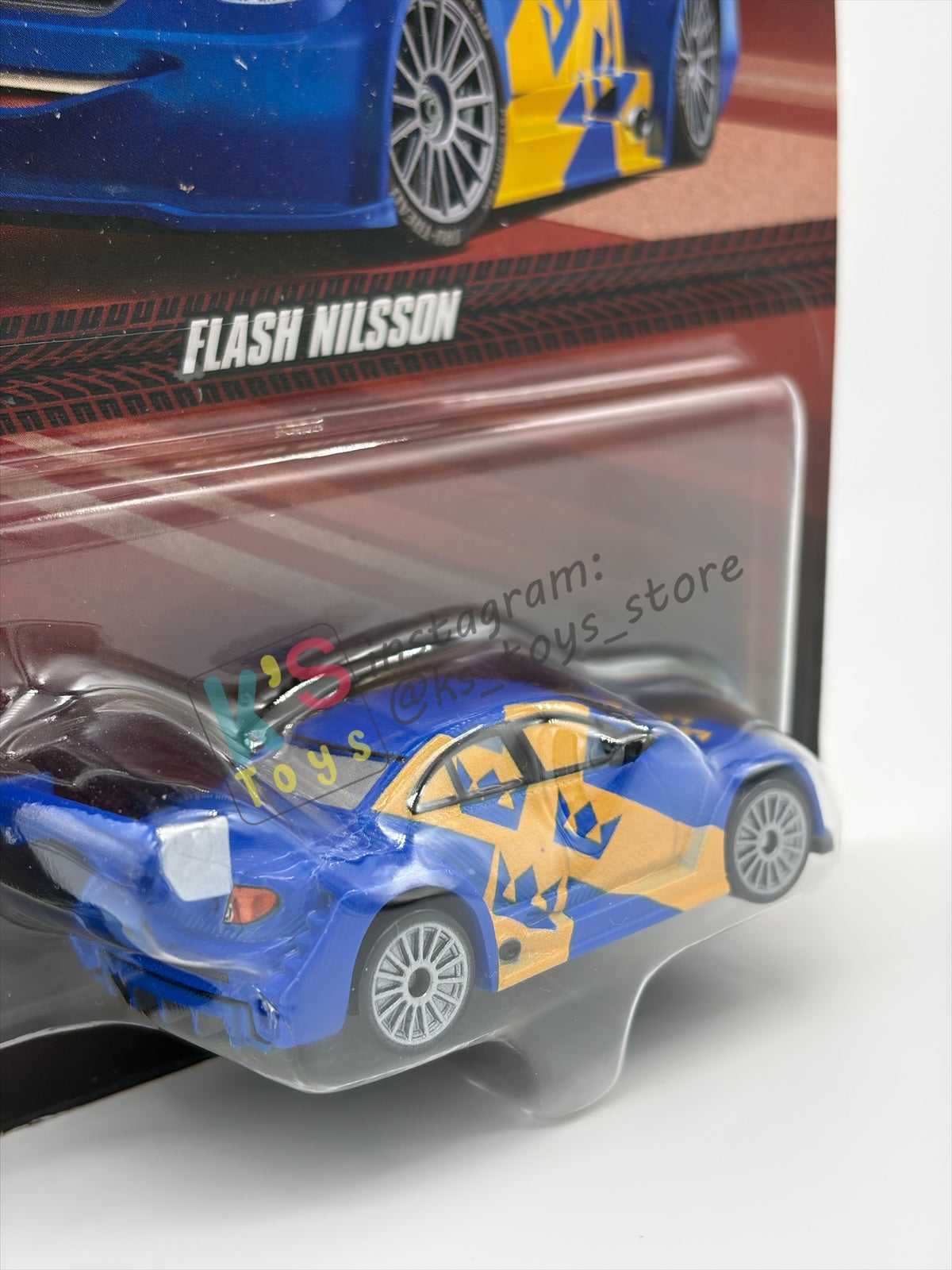 DISNEY PIXAR CARS BY MATTEL 1:55, "FLASH NILSSON" - 2026 RE-RELEASED - BNIP