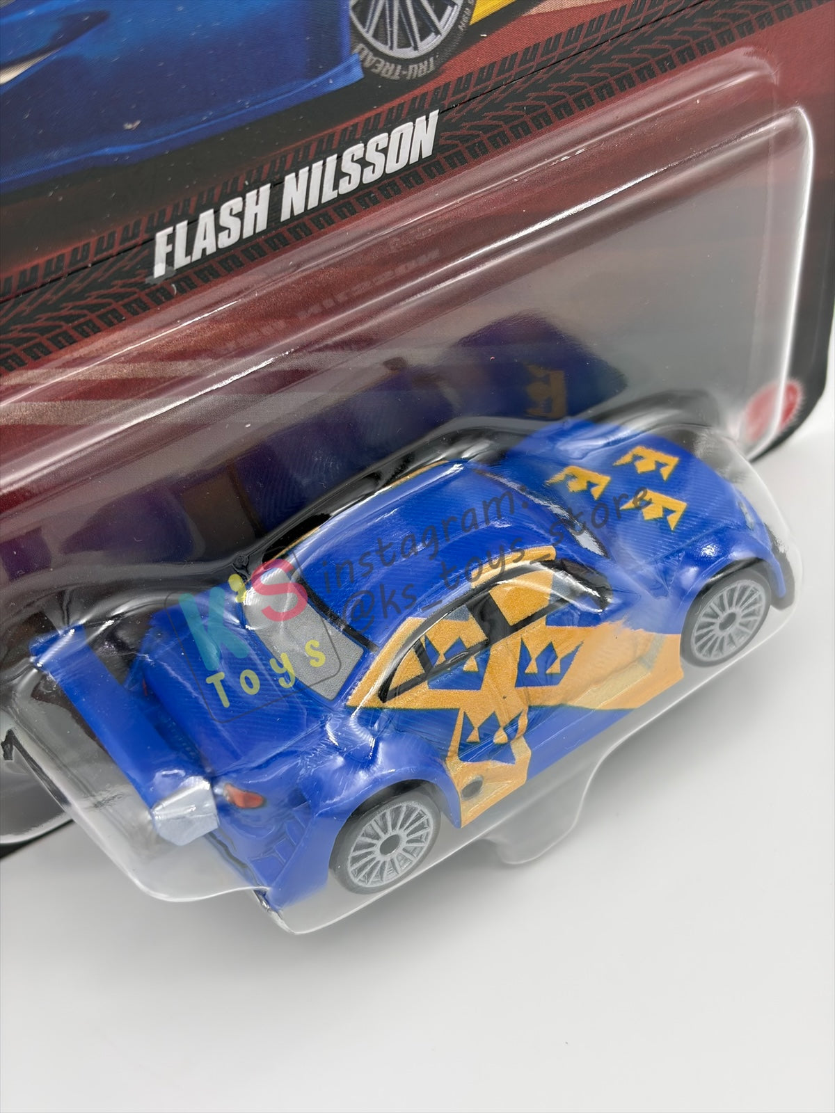 DISNEY PIXAR CARS BY MATTEL 1:55, "FLASH NILSSON" - 2026 RE-RELEASED - BNIP