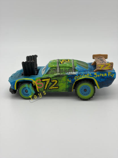 PRE-OWNED / LOOSE DISNEY PIXAR CARS - "SUPERFLY" THUNDER HOLLOW SERIES - MINT / NEAR MINT CONDITION - READ DESCRIPTION!!!!!!
