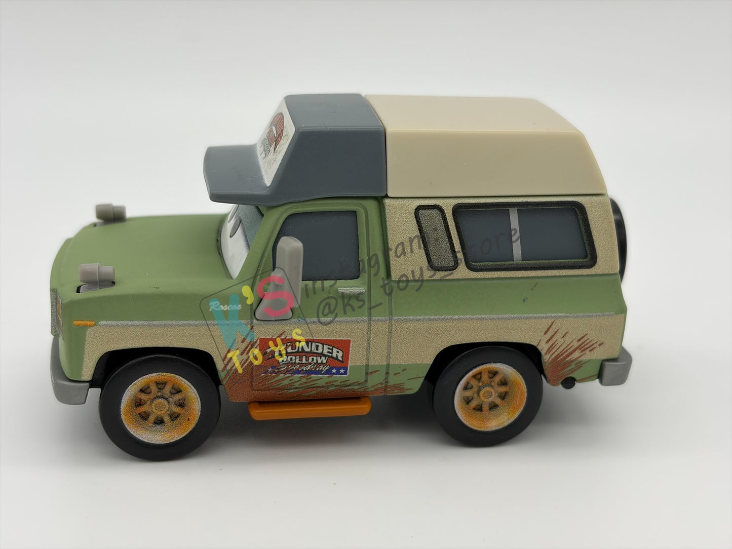PRE-OWNED / LOOSE DISNEY PIXAR CARS - "ROSCOE (VARIANT)" THUNDER HOLLOW SERIES - NEAR MINT CONDITION - READ DESCRIPTION!!!!!!
