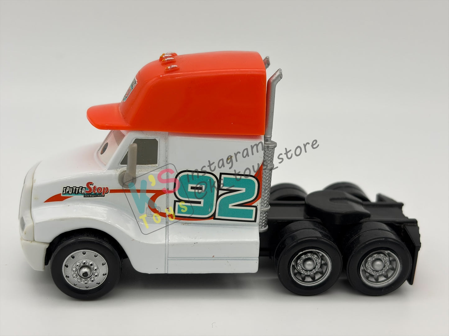 PRE-OWNED / LOOSE DISNEY PIXAR CARS - "DAN HAULIN’" CARS DINOCO 400 - NEAR MINT CONDITION - READ DESCRIPTION!!!!!!!!!!