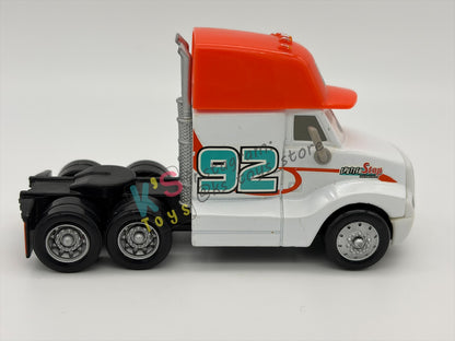 PRE-OWNED / LOOSE DISNEY PIXAR CARS - "DAN HAULIN’" CARS DINOCO 400 - NEAR MINT CONDITION - READ DESCRIPTION!!!!!!!!!!
