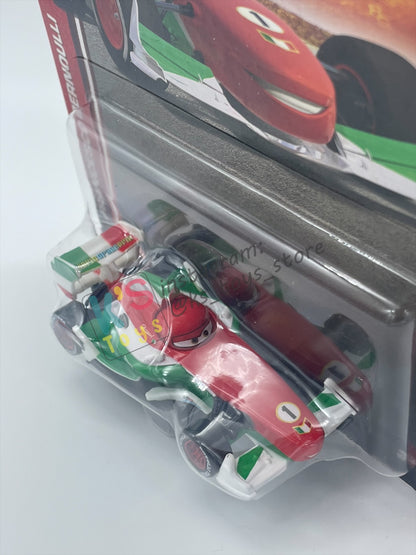 DISNEY PIXAR CARS BY MATTEL 1:55, "FRANCESCO BERNOULLI (VARIANT)"- 2026 RE-RELEASED 20TH ANNIVERSARY CARD - BNIP