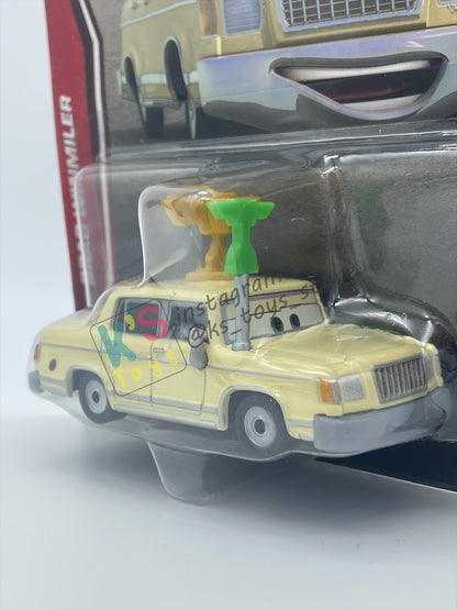DISNEY PIXAR CARS BY MATTEL 1:55, "BRAD WINMILER" - 2026 RE-RELEASED 20TH ANNIVERSARY CARD - BNIP