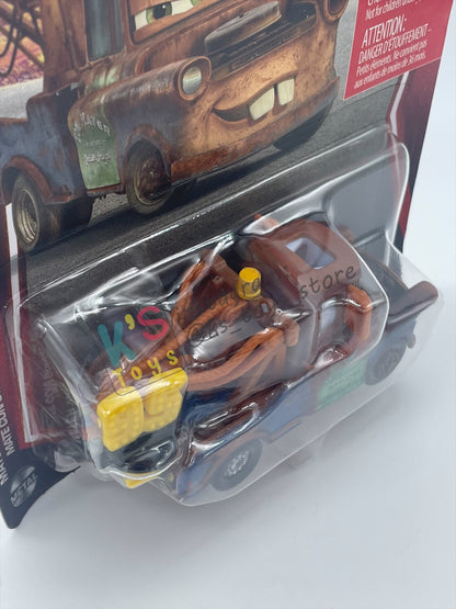 DISNEY PIXAR CARS BY MATTEL 1:55, "MATER WITH #95 HAT" - 2026 RE-RELEASED 20TH ANNIVERSARY CARD - BNIP