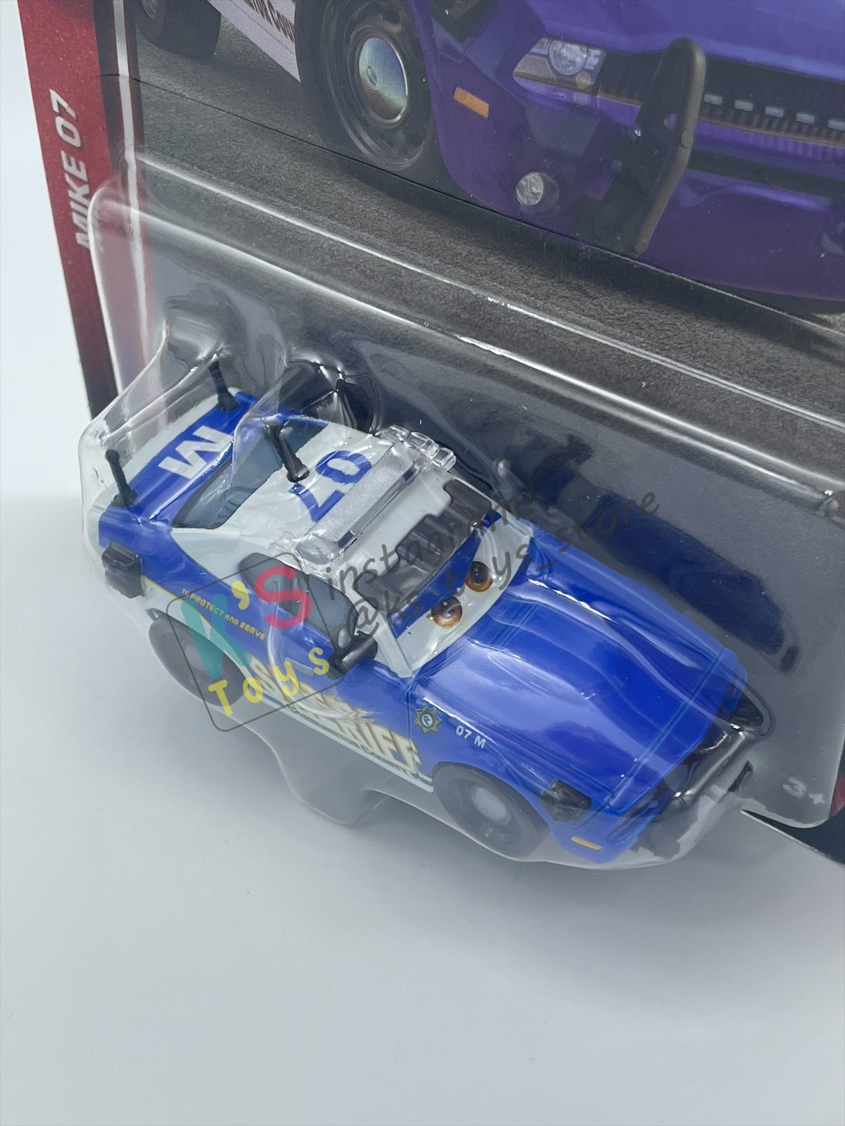 DISNEY PIXAR CARS BY MATTEL 1:55, "MIKE 07" - 2026 RE-RELEASED 20TH ANNIVERSARY CARD - BNIP