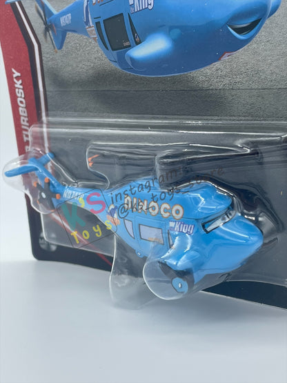 DISNEY PIXAR CARS BY MATTEL 1:55, "ROTOR TURBOSKY" - 2026 RE-RELEASED 20TH ANNIVERSARY CARD - BNIP