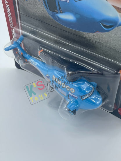 DISNEY PIXAR CARS BY MATTEL 1:55, "ROTOR TURBOSKY" - 2026 RE-RELEASED 20TH ANNIVERSARY CARD - BNIP