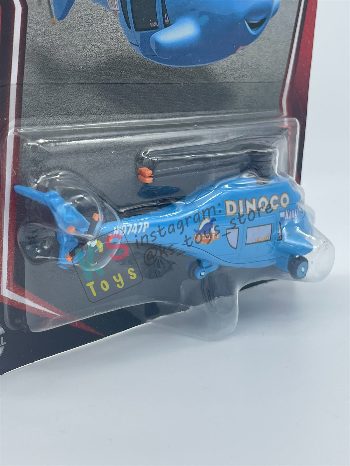 DISNEY PIXAR CARS BY MATTEL 1:55, "ROTOR TURBOSKY" - 2026 RE-RELEASED 20TH ANNIVERSARY CARD - BNIP