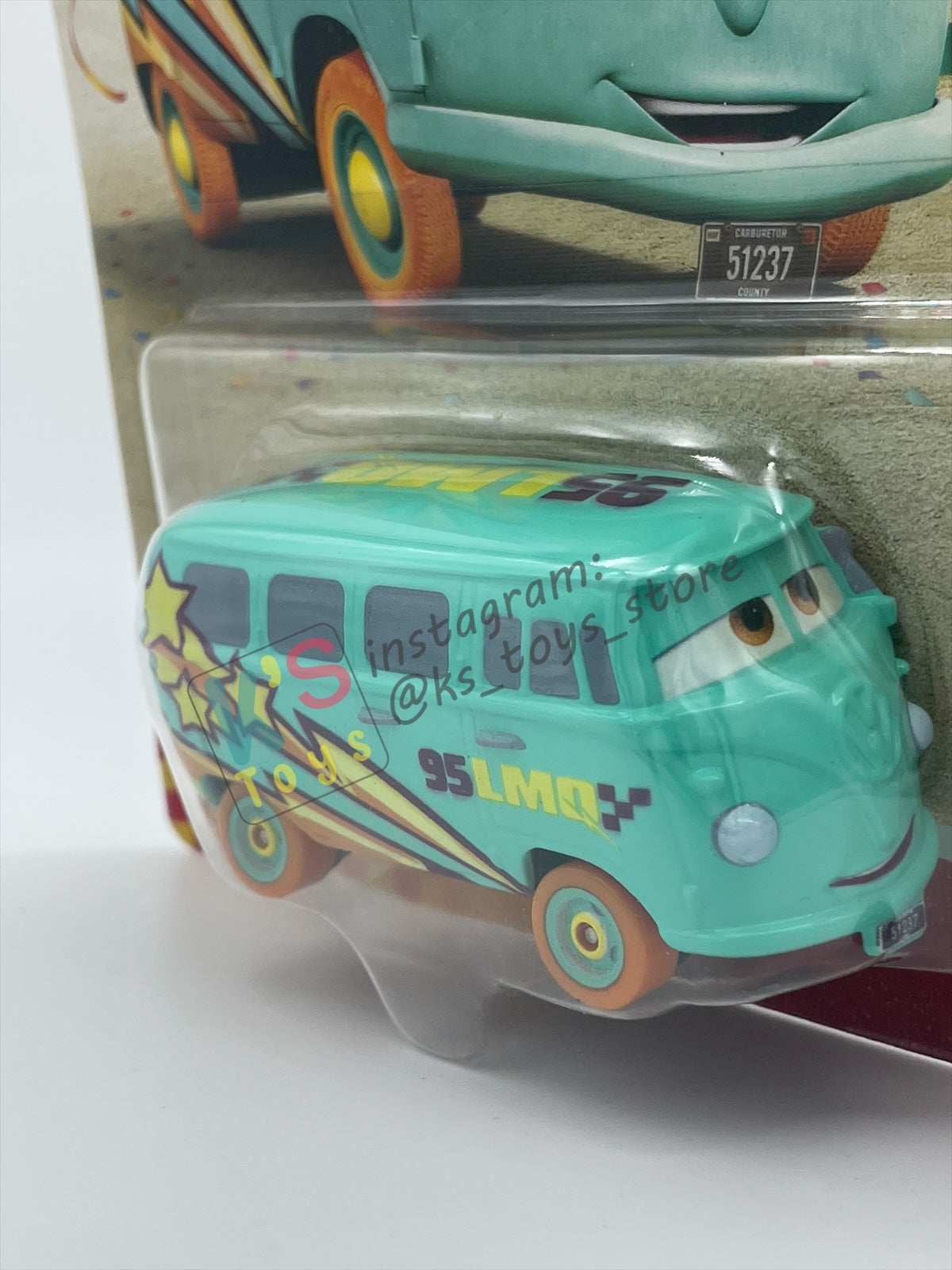 DISNEY PIXAR CARS BY MATTEL 1:55, "RACE TO CELEBRATE FILLMORE" - RACE TO CELEBRATE SERIES - BNIP