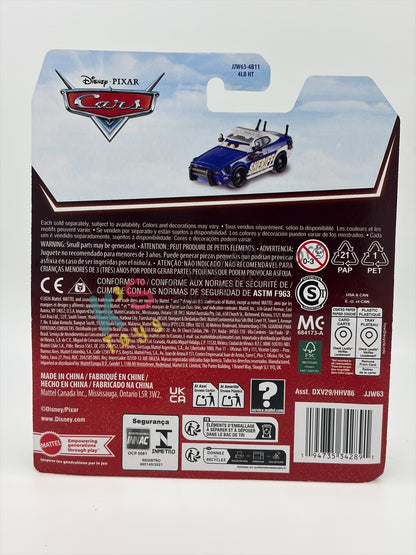 DISNEY PIXAR CARS BY MATTEL 1:55, "MIKE 07" - 2026 RE-RELEASED 20TH ANNIVERSARY CARD - BNIP