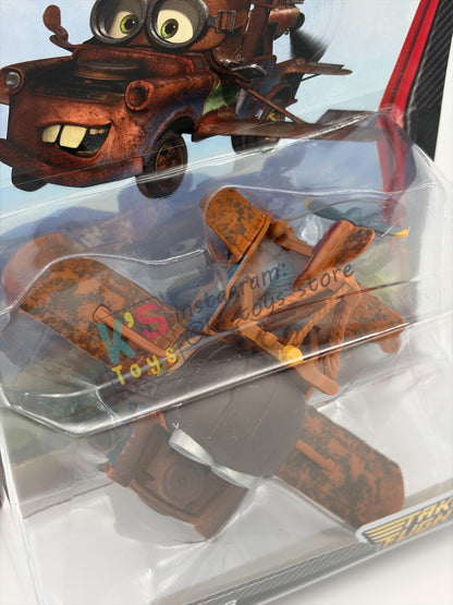 DELUXE DISNEY PIXAR CARS BY MATTEL, "AVIATOR MATER" TAKE FLIGHT SERIES - BNIP