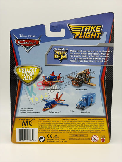 DELUXE DISNEY PIXAR CARS BY MATTEL, "AVIATOR MATER" TAKE FLIGHT SERIES - BNIP