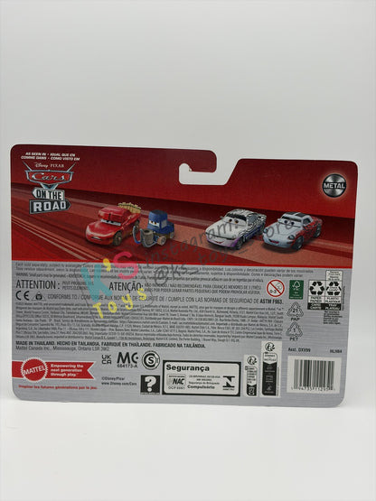 Disney Pixar Cars 1:55 by Mattel 2-Pack "JEREMY & CHIEFTESS" - 2023 RE-RELEASED - BNIP