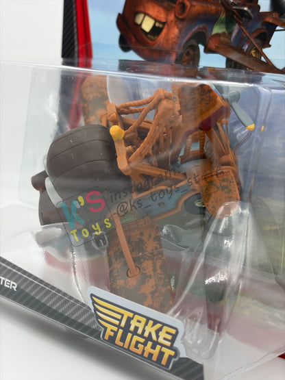 DELUXE DISNEY PIXAR CARS BY MATTEL, "AVIATOR MATER" TAKE FLIGHT SERIES - BNIP