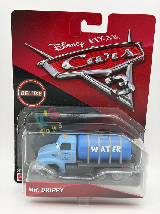 DELUXE DISNEY PIXAR CARS BY MATTEL "MR. DRIPPY" CARS 3 SERIES - BNIP - READ DESCRIPTION!!!!