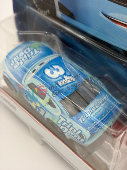 RARE DISNEY PIXAR CARS BY MATTEL 1:55, "TERRY KARGAS (VARIANT)" - CARS 3 PISTON CUP RACERS SERIES - BNIP