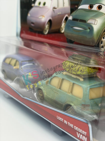 Disney Pixar Cars 1:55 by Mattel 2-Pack MINI AND VAN LOST IN THE DESERT SERIES - BNIP
