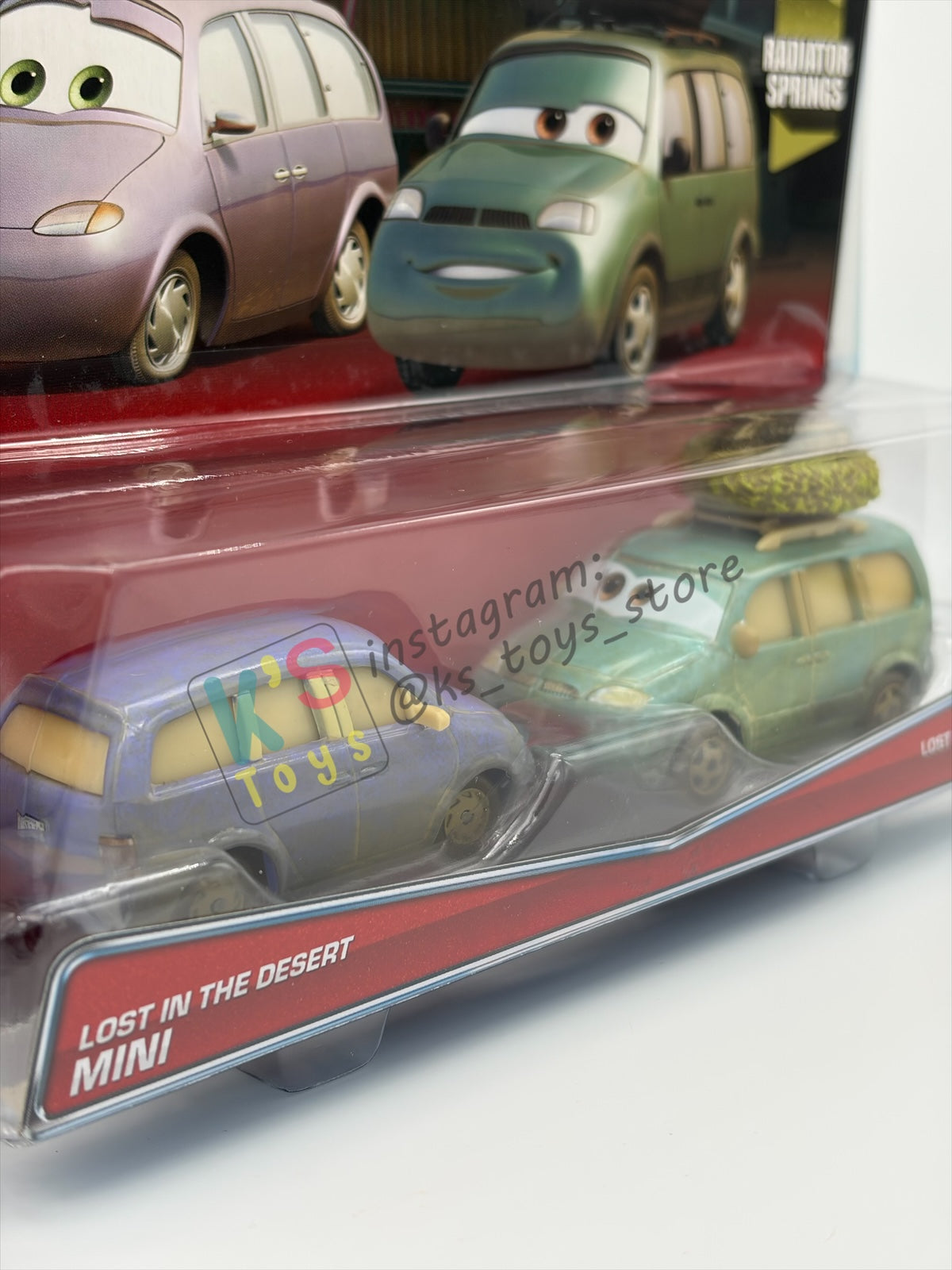 Disney Pixar Cars 1:55 by Mattel 2-Pack MINI AND VAN LOST IN THE DESERT SERIES - BNIP