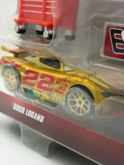 Disney Pixar Cars 1:55 by Mattel 2-Pack "METALLIC FINISH NASCAR GOGO LOGANO AND DALE EARNHARDT JR " - 2026 NEW RELEASE NASCAR SERIES - BNIP