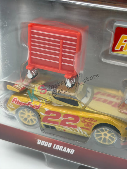 Disney Pixar Cars 1:55 by Mattel 2-Pack "METALLIC FINISH NASCAR GOGO LOGANO AND DALE EARNHARDT JR " - 2026 NEW RELEASE NASCAR SERIES - BNIP