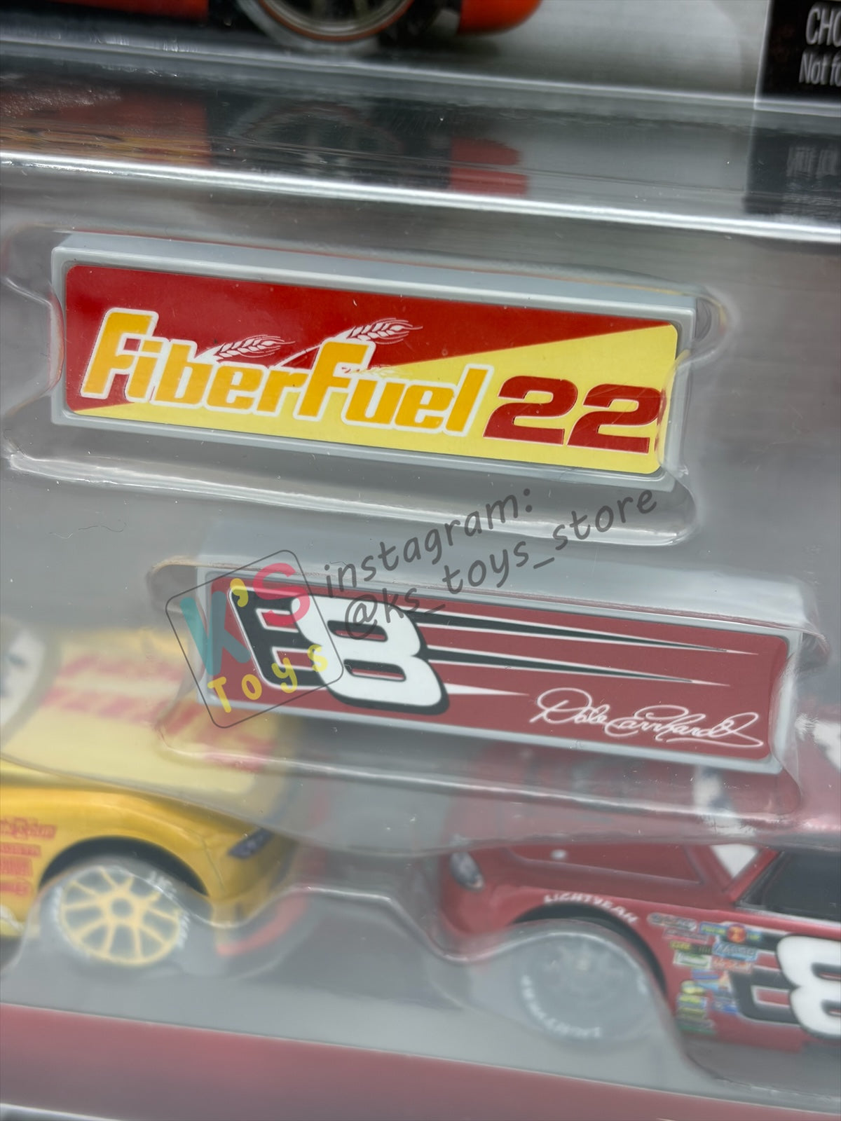 Disney Pixar Cars 1:55 by Mattel 2-Pack "METALLIC FINISH NASCAR GOGO LOGANO AND DALE EARNHARDT JR " - 2026 NEW RELEASE NASCAR SERIES - BNIP