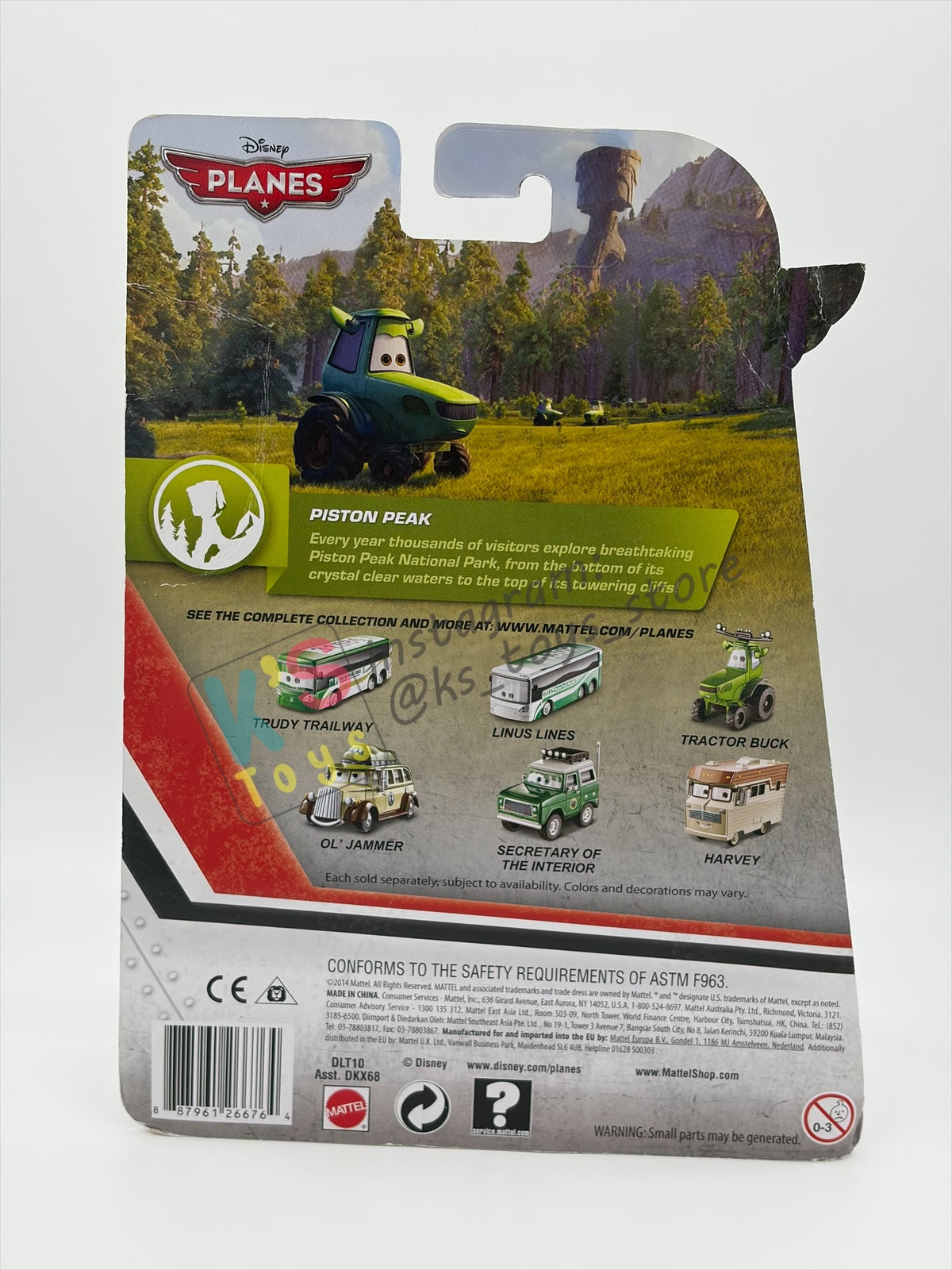 DELUXE DISNEY PLANES "WINNIE" PISTON PEAK SERIES - BNIP