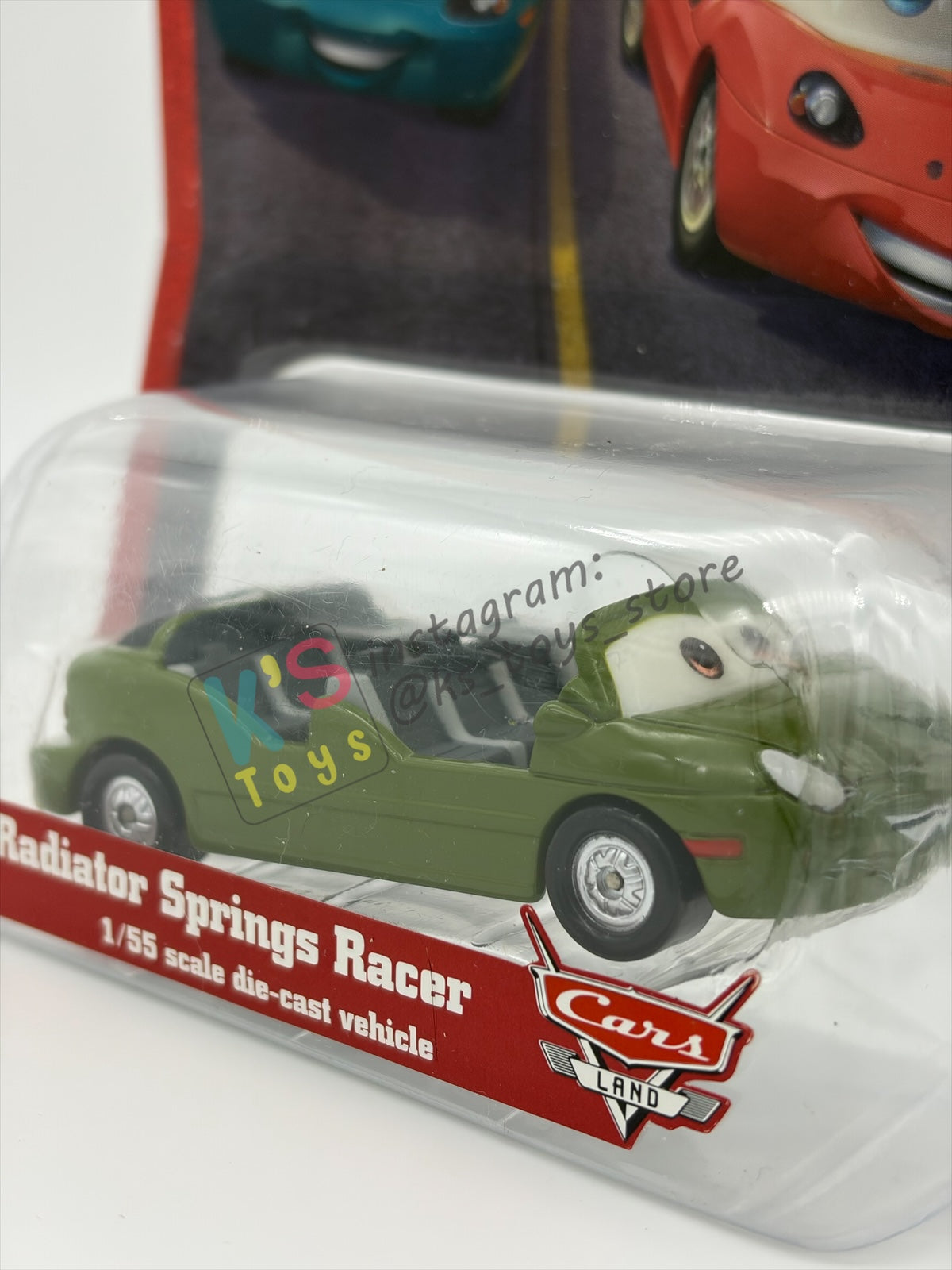 EXCLUSIVE DISNEY PARKS CARS LAND "RADIATOR SPRINGS RACER" GREEN - BNIP