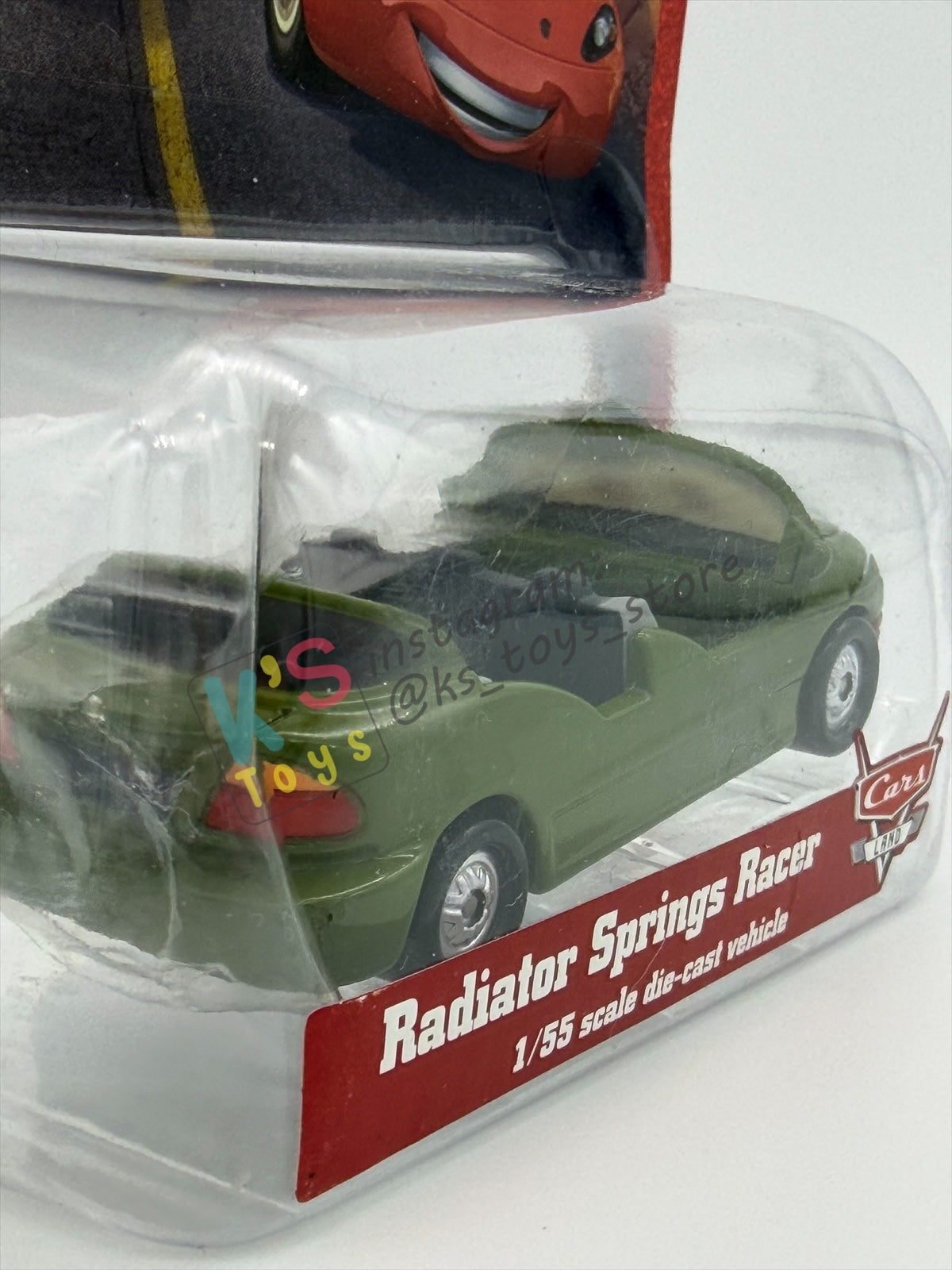 EXCLUSIVE DISNEY PARKS CARS LAND "RADIATOR SPRINGS RACER" GREEN - BNIP