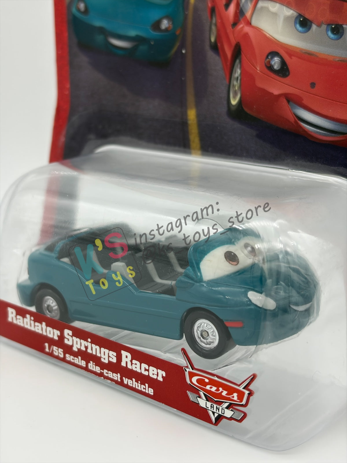 EXCLUSIVE DISNEY PARKS CARS LAND "RADIATOR SPRINGS RACER" BLUE - BNIP