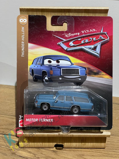 DISNEY PIXAR CARS BY MATTEL, MOTOR TURNER - CARS 3 THUNDER HOLLOWS - BNIP