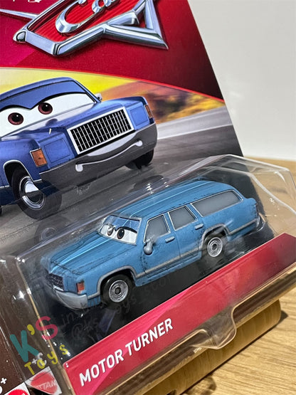 DISNEY PIXAR CARS BY MATTEL, MOTOR TURNER - CARS 3 THUNDER HOLLOWS - BNIP