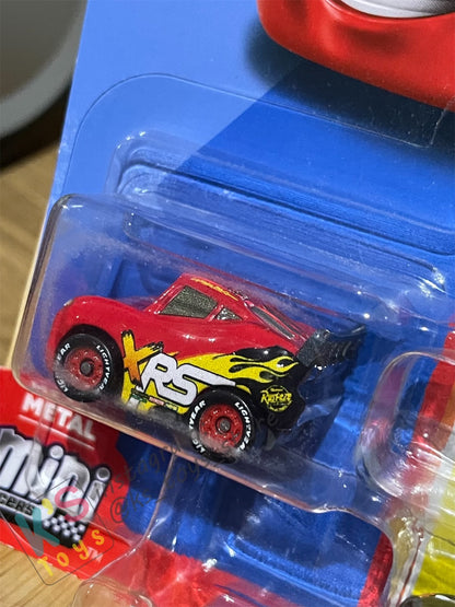 MINI RACERS DISNEY PIXAR CARS 3-PACK XRS TIM TREADLESS, XRS BRICK YARDLEY, AND XRS LIGHTNING MCQUEEN - BNIP