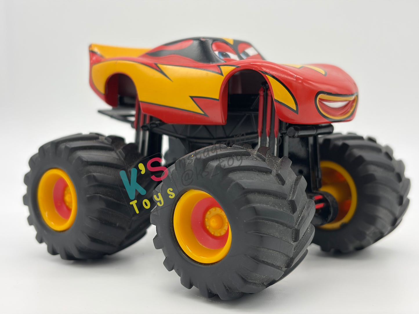 DISNEY STORE OF DISNEY PIXAR CARS 1:43 - FRIGHTENING MCMEAN - MONSTER TRUCK MATER SERIES - PRE-OWNED IN GOOD CONDITION