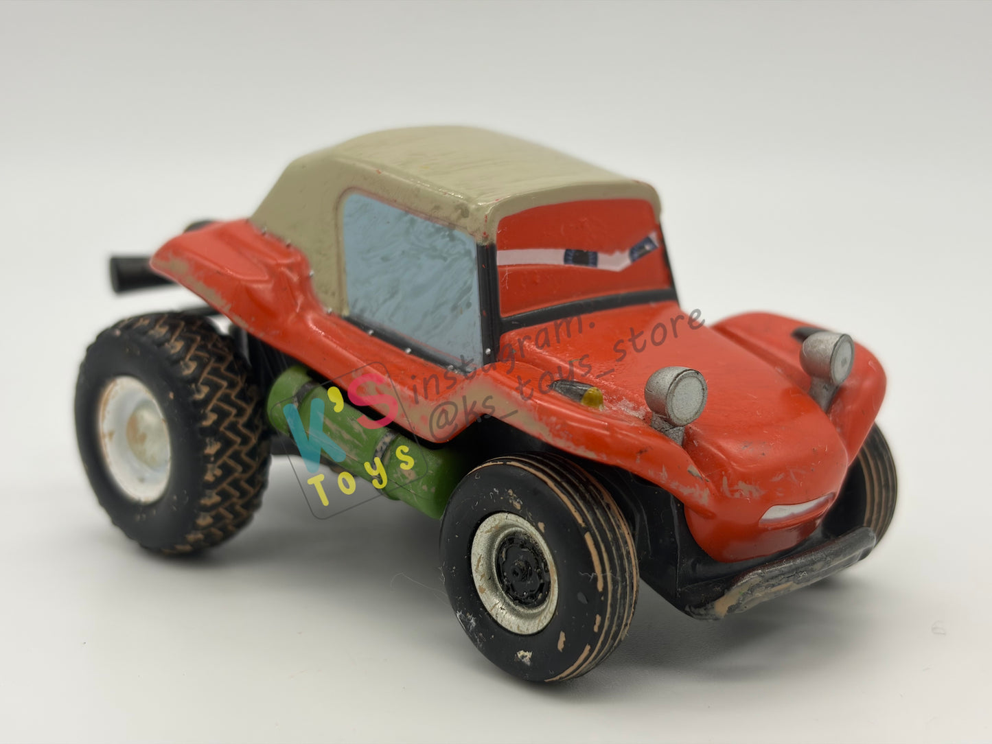 DISNEY STORE OF DISNEY PIXAR CARS 1:43 - SANDY DUNES - RADIATOR SPRINGS 500 1/2 OFF ROAD - PRE-OWNED IN NEAR MINT CONDITION