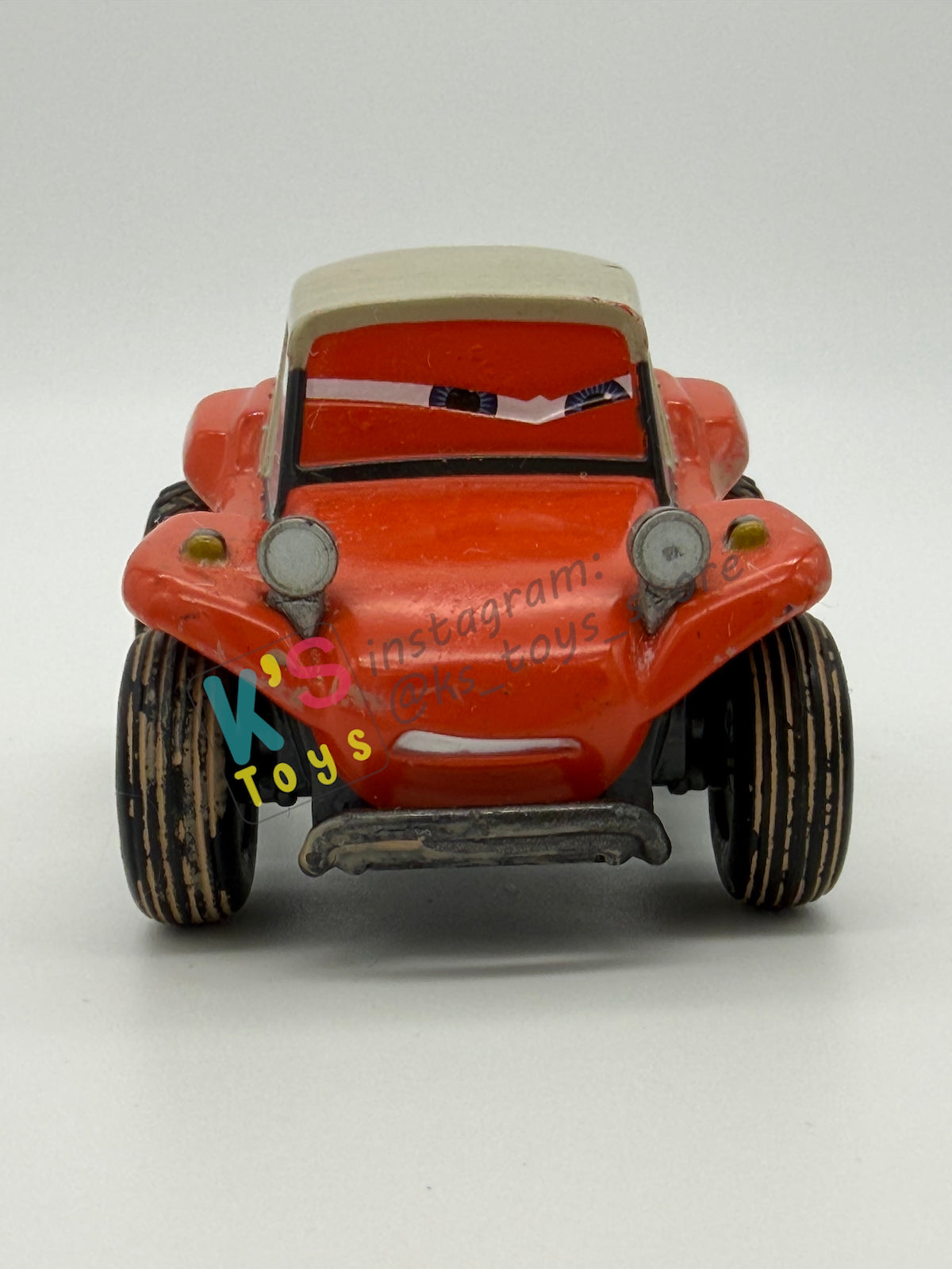 DISNEY STORE OF DISNEY PIXAR CARS 1:43 - SANDY DUNES - RADIATOR SPRINGS 500 1/2 OFF ROAD - PRE-OWNED IN NEAR MINT CONDITION