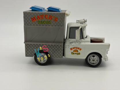 DISNEY STORE OF DISNEY PIXAR CARS 1:43 - TACO TRUCK MATER - PRE-OWNED IN NEAR MINT CONDITION