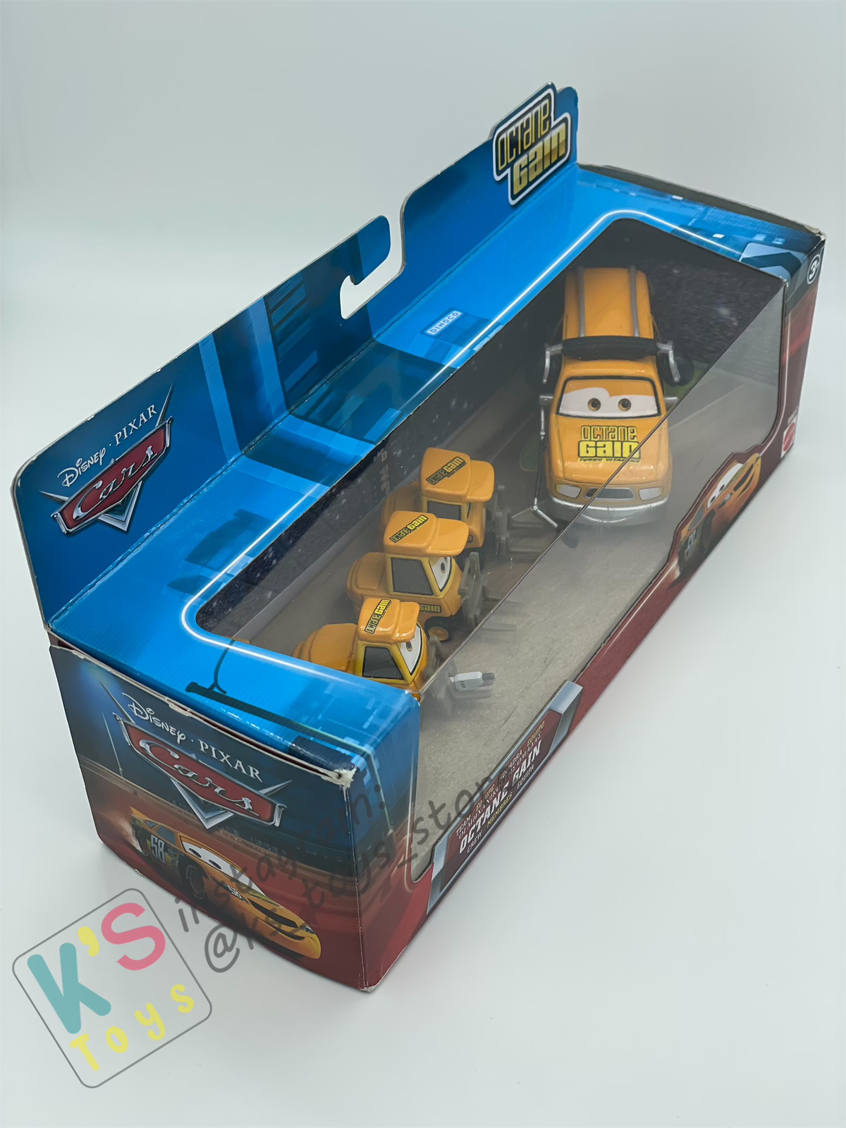 DISNEY PIXAR CARS BY MATTEL, TEAM CREW OCTANE GAIN - BNIP