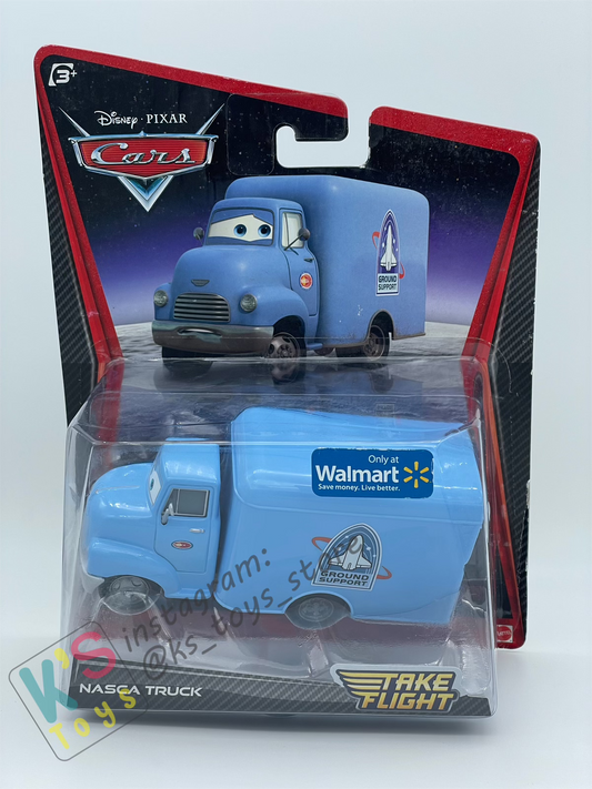 DELUXE DISNEY PIXAR CARS BY MATTEL, NASCA TRUCK, TAKE FLIGHT - BNIP