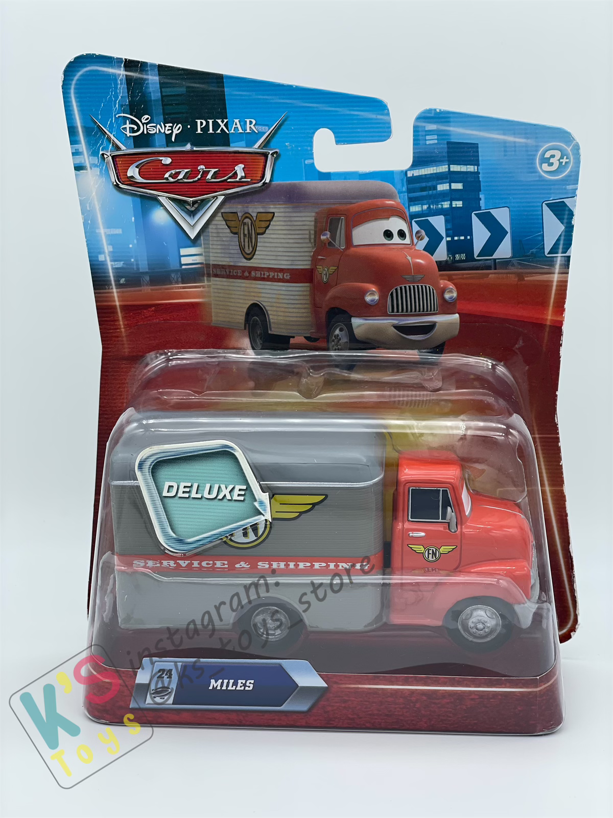 DELUXE DISNEY PIXAR CARS BY MATTEL, MILES "MEATTRUCK" MALONE - BNIP