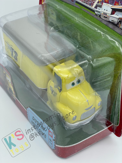 DELUXE DISNEY PIXAR CARS BY MATTEL, "DUSTIN MELLOWS" RACE ORAMA - BNIP