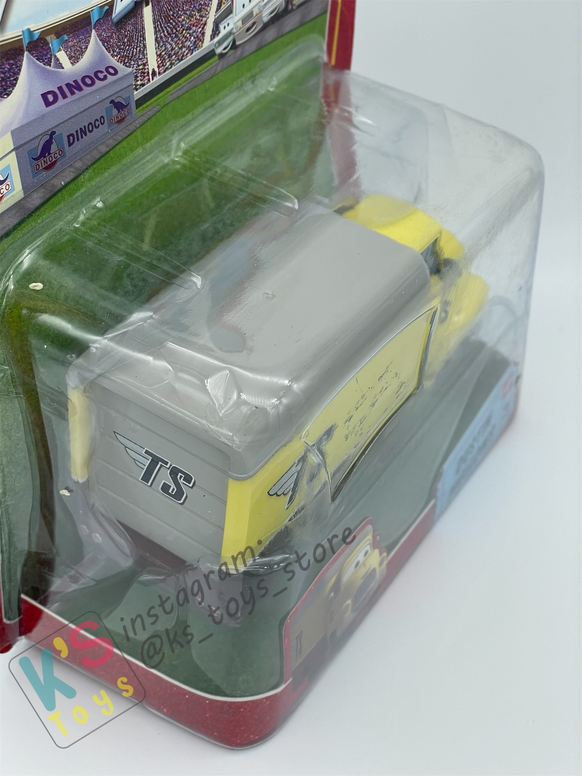 DELUXE DISNEY PIXAR CARS BY MATTEL, "DUSTIN MELLOWS" RACE ORAMA - BNIP