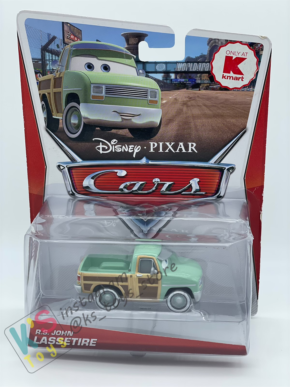 DELUXE DISNEY PIXAR CARS BY MATTEL, "R.S. LASSETIRE" KMART EXCLUSIVE - BNIP