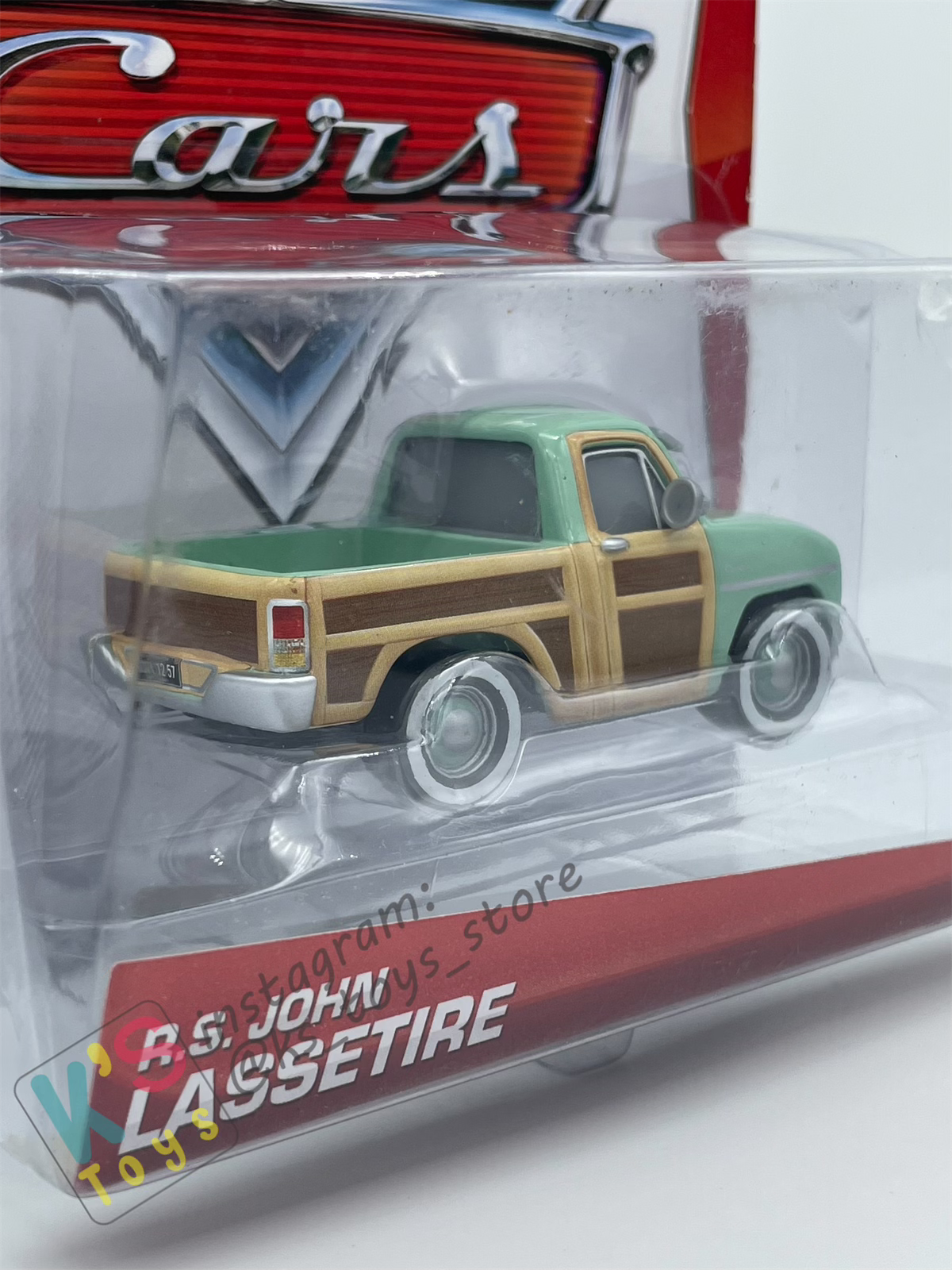 DELUXE DISNEY PIXAR CARS BY MATTEL, "R.S. LASSETIRE" KMART EXCLUSIVE - BNIP